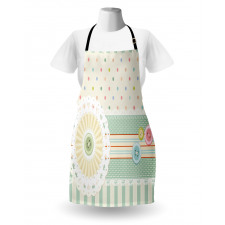 Sewing Theme Border Apron