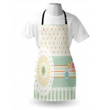 Sewing Theme Border Apron