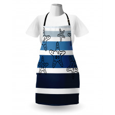 Stripes Starfish Apron