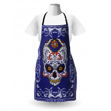 Scary Floral Gothic Apron