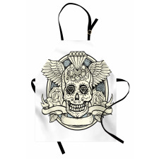 Calavera Diamond Apron