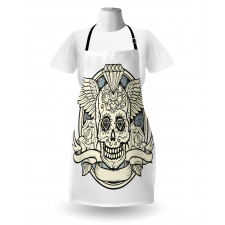 Calavera Diamond Apron