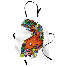 Big Fish Ocean Life Apron