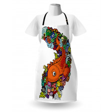 Big Fish Ocean Life Apron