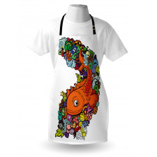 Big Fish Ocean Life Apron