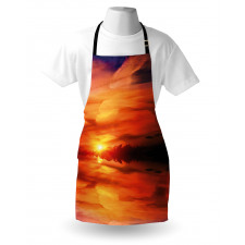 Dramatic Sunset Lake Apron