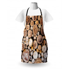 Wooden Logs Oak Tree Apron