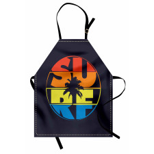 Surf Rainbow Colors Palm Apron