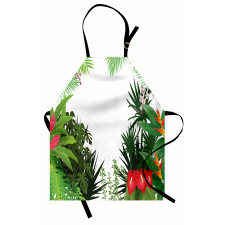 Hibiscus Anthurium Leaves Apron