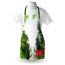 Hibiscus Anthurium Leaves Apron