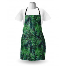 Watercolored Forest Leaves Apron