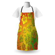 Jamaican Island Flower Apron