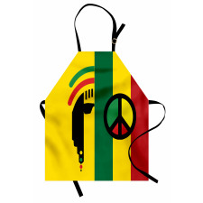 Reggae Music Peace Apron