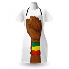 Ethiopian Flag Colors Apron