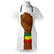 Ethiopian Flag Colors Apron