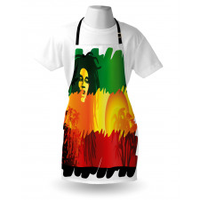 Müzik Mutfak Önlüğü Bob Marley ve Reggae