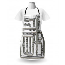 Maze of Pipes Apron