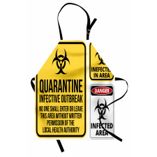 Danger Quarantine Apron