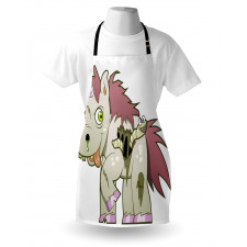 Evil Unicorn Myth Apron