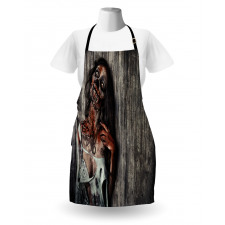 Angry Dead Woman Apron