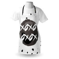 Formless Ink Drops Kiss Hug Apron