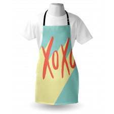 Pop Art Style Retro Vibrant Apron