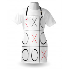 Çocuklar için Mutfak Önlüğü Çizgili Xox Oyunu