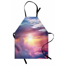 Surreal Sky Fluffy Clouds Apron