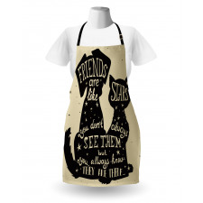 Cat Dog Friends Apron