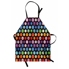 Colorful Daisy Blooms Apron