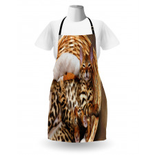 Bengal Cats in Basket Apron