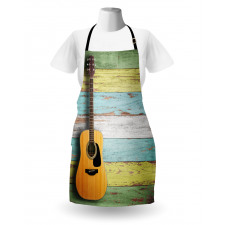 Aged Wooden Planks Rustic Apron