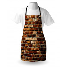 Old Grunge Brick Wall Apron