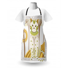 Magic Kitty Ornate Apron