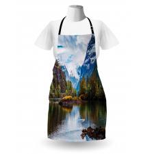 Snowy Norway Mountains Apron