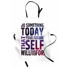 Self Will Words Apron