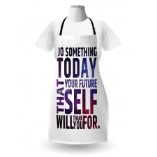 Self Will Words Apron