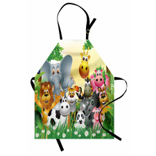 Animals Jungle Apron