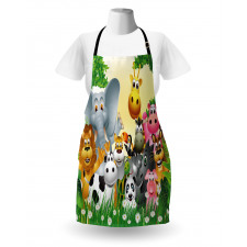 Animals Jungle Apron