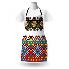 Retro Ukranian Ornament Apron