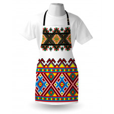 Retro Ukranian Ornament Apron