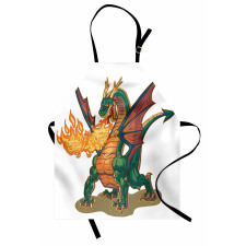 Mythical Monster Mascot Apron