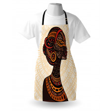 Portrait Folk Art Apron