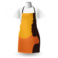 Teenage Girl Face Apron