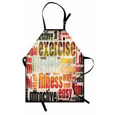 Spor Mutfak Önlüğü Diyet ve Egzersiz