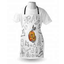 Live Healthy Theme Apron