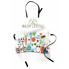 Sağlıklı Yaşam Mutfak Önlüğü Sağlıklı Bir Hayat
