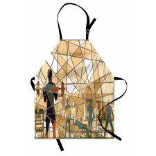 Mosaic People in Gym Apron