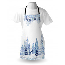 Winter Forest Apron