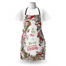 Santa Snowman Wishes Apron